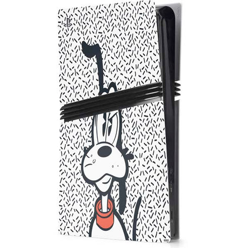 Disney Friends Pluto Confused PS5 Pro Console Skin